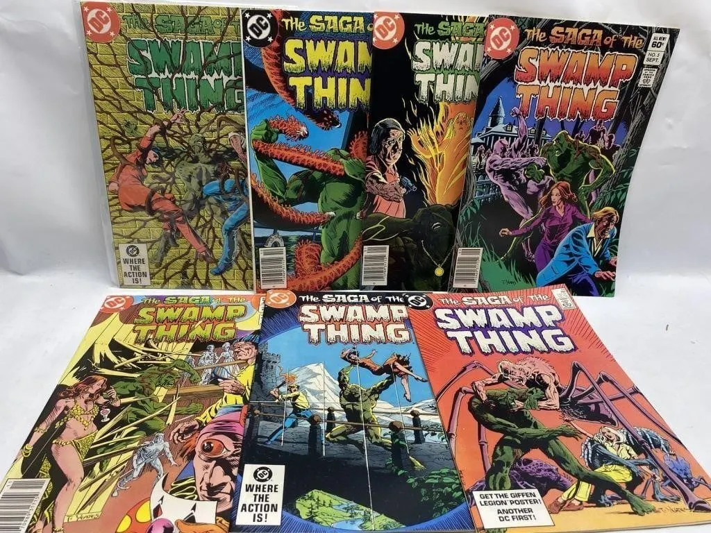 DC Saga of the Swamp Thing Comics Lot of 6