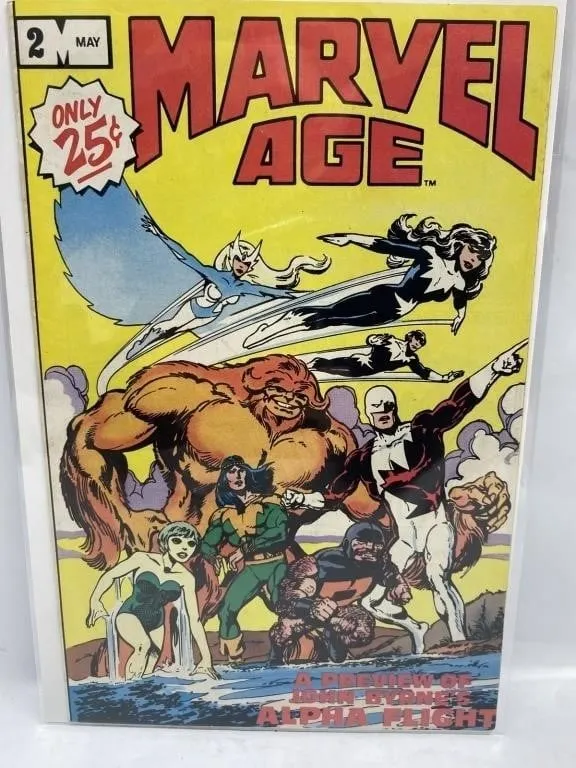 Marvel Age 2 Comic Book - Alpha Flight Preview