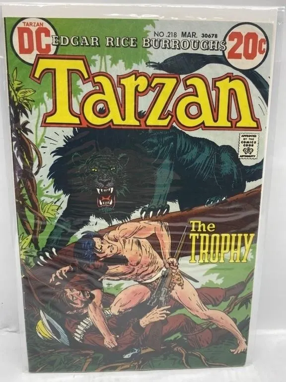 Tarzan No. 218 Comic Book - Edgar Rice Burroughs
