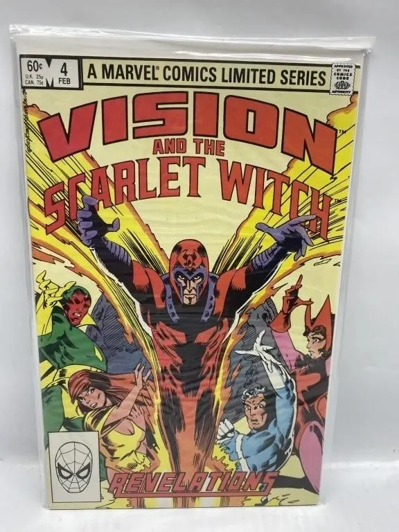 Vision and the Scarlet Witch 4 Marvel Comics 1983