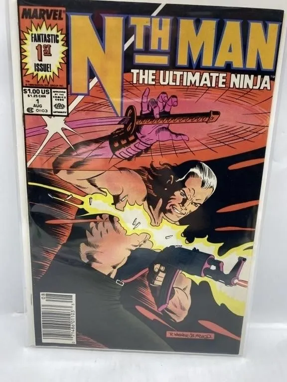 N-th Man The Ultimate Ninja 1 Marvel Comic 1989