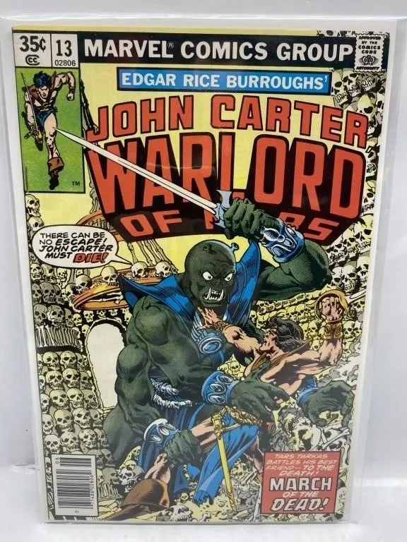 John Carter Warlord of Mars 13 Marvel Comic