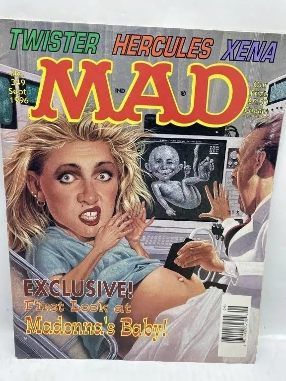 MAD Magazine Lot - No. 349 Sept 1996 and 1996