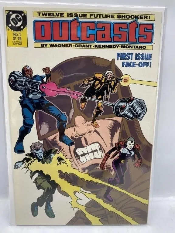 Outcasts No. 1 Comic Book (DC, Oct 1987)