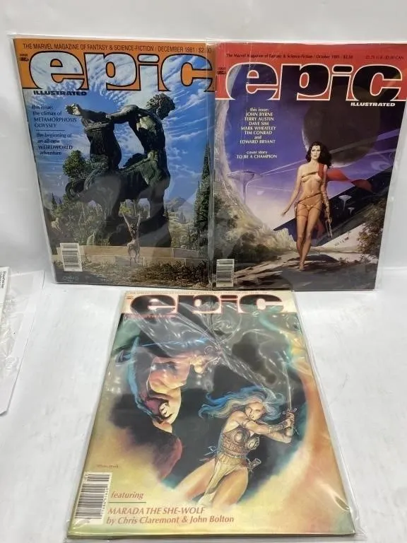 Epic Illustrated magazine lot with Yukon Jack