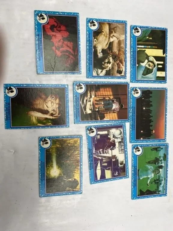 E.T. the Extra-Terrestrial movie trading cards