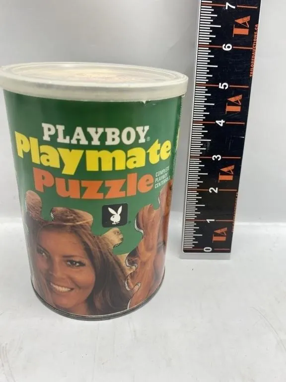 Playboy Playmate Puzzle in Tin, 1968
