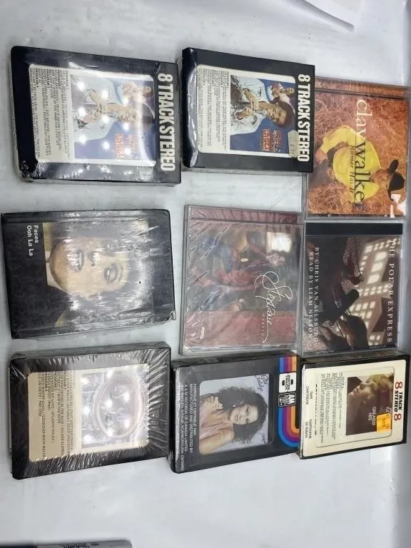 8-Track Tapes and CDs Collection