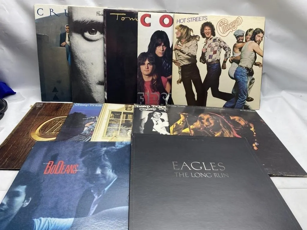 Vinyl Record Lot Eagles Cheap Trick Chicago
