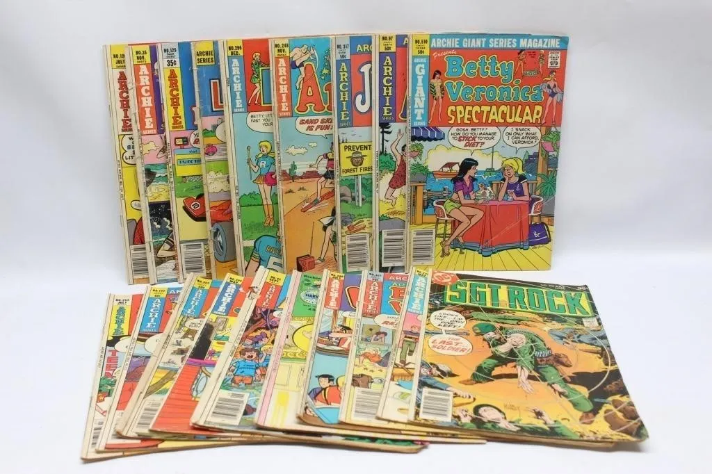 Archie Series, Betty & Veronica, Sgt. Rock comic