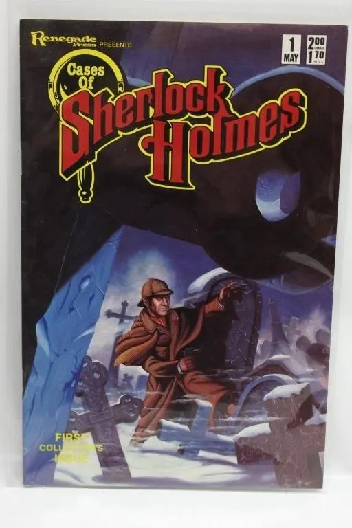 Cases of Sherlock Holmes #1 Comic, Renegade Press