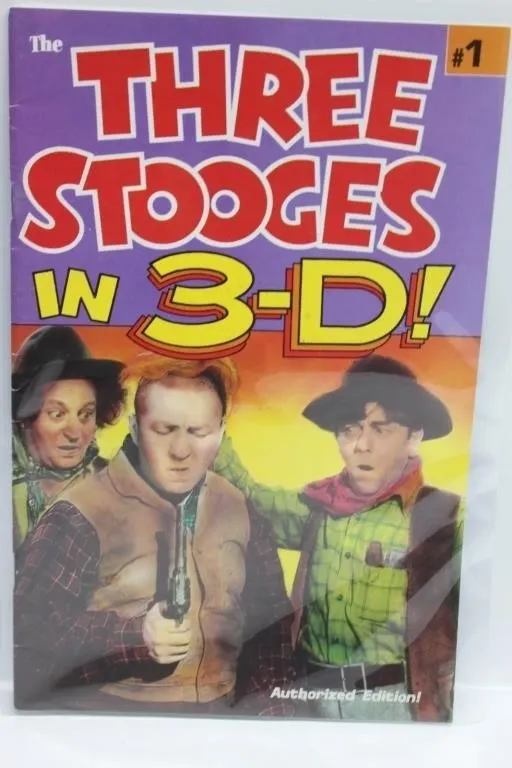 Three Stooges #1 3-D Comic