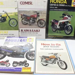 Haynes/Clymer Motorcycle Repair Manuals & Toy