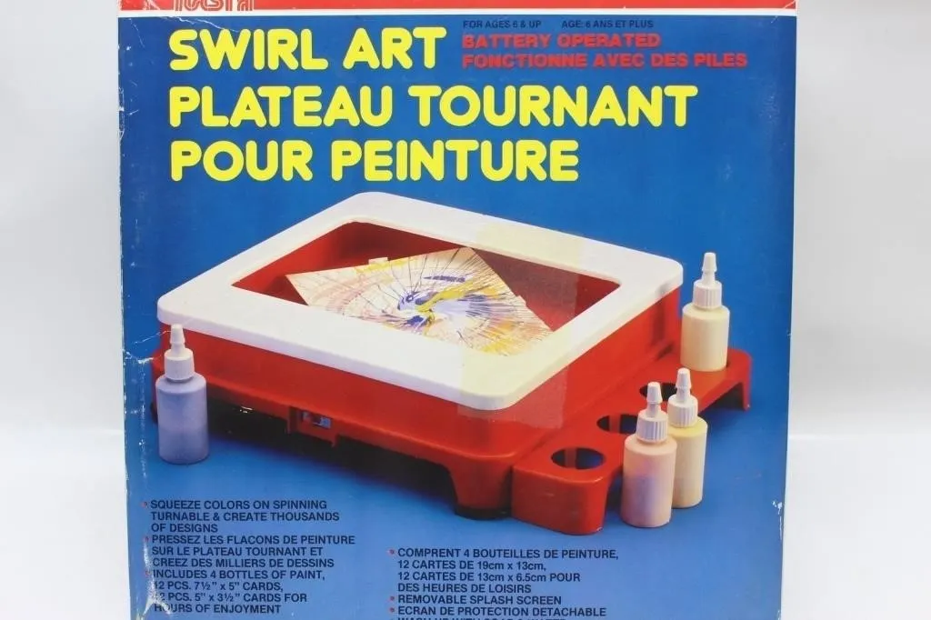 Lasta Swirl Art Battery Operated Spin Painting Set
