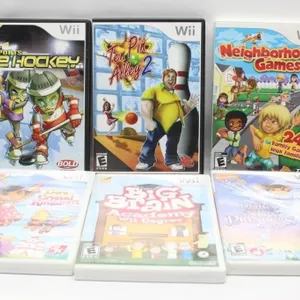Wii Game Lot: Sports, Ten Pin Alley, Dora, Big