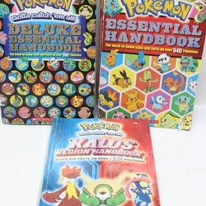 Pokemon Handbook Book Lot