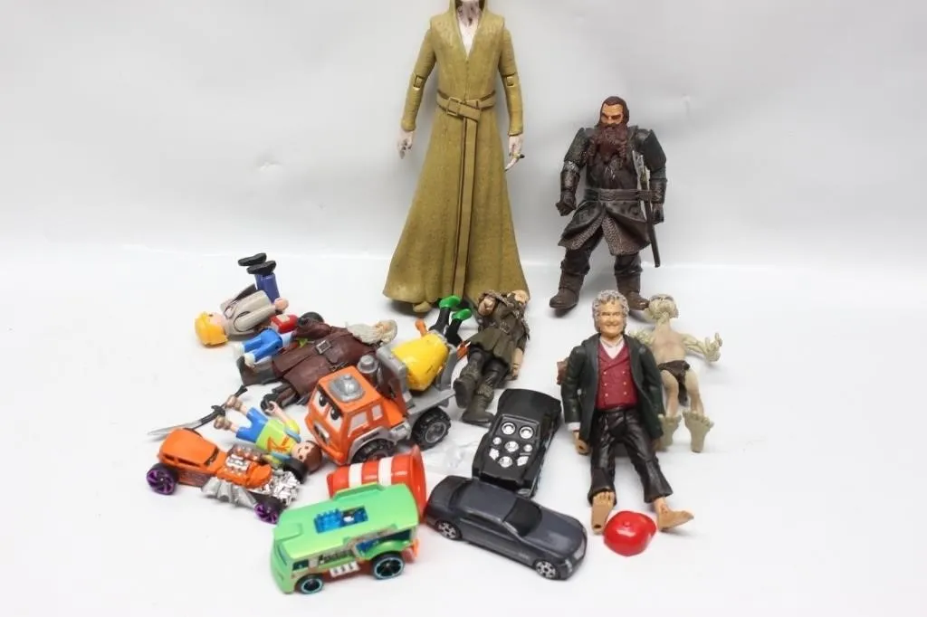 Action Figures & Die-Cast Toy Vehicles Lot