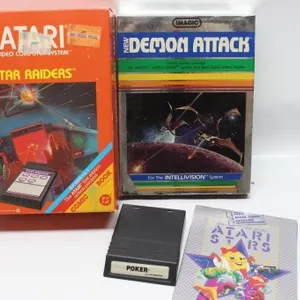 Atari Star Raiders & Demon Attack Game Lot