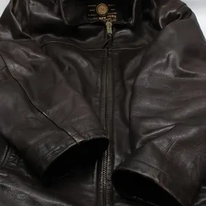 Marc New York Brown Leather Jacket, Size M