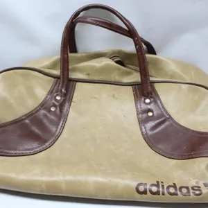 Vintage Adidas Vinyl Duffel Bag