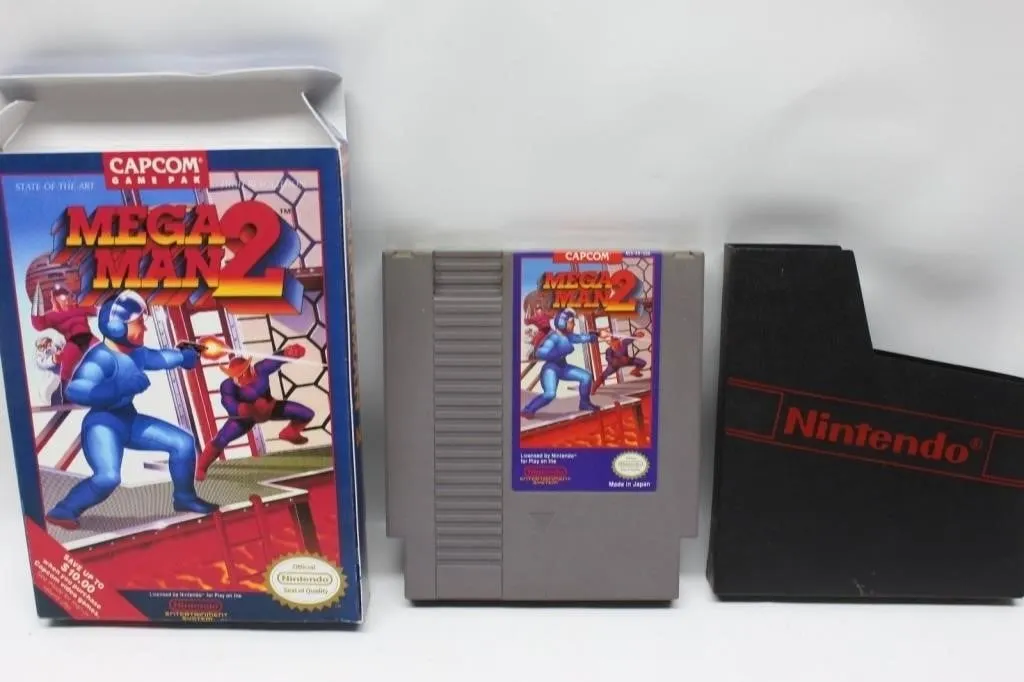 NES Mega Man 2 Capcom Game Pak with Box