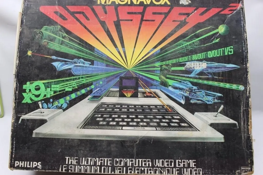 Magnavox Odyssey 2 Console with Controllers in Box
