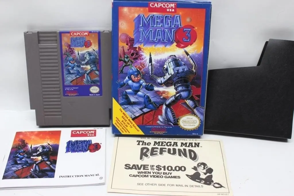 Mega Man 3 (NES) Complete in Box w/ Manual
