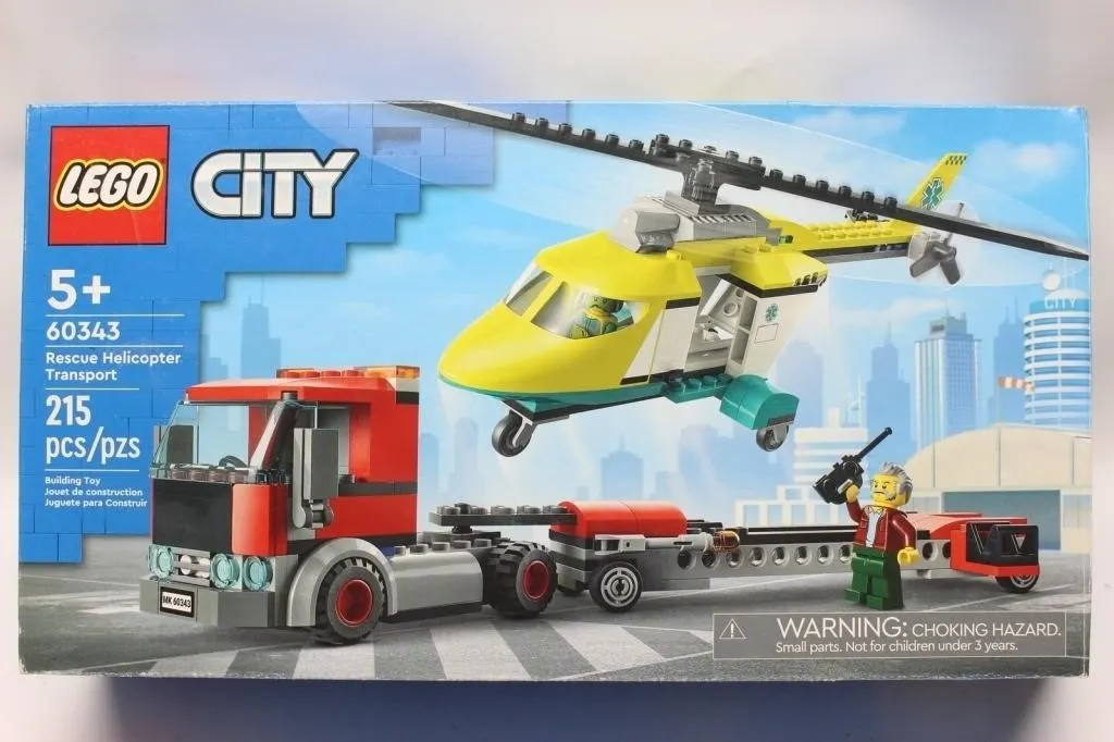 LEGO City Rescue Helicopter Transport (60343)