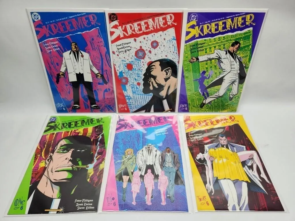 Skreemer #1-6 Complete DC Comics Set (1989)