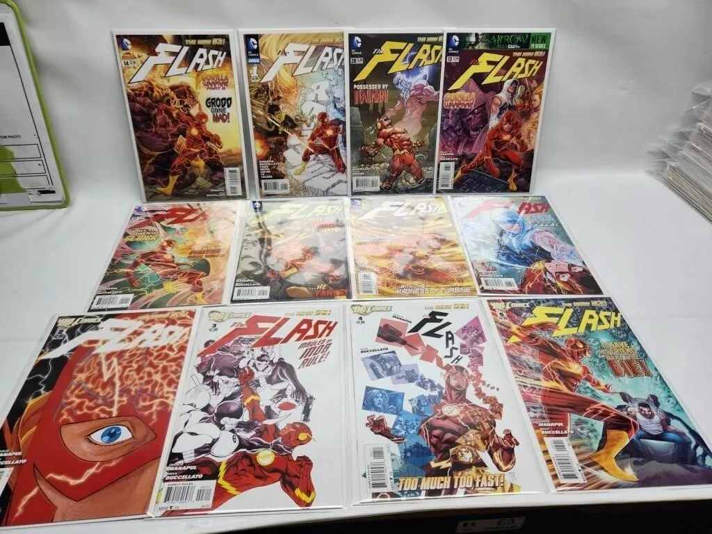 The Flash (New 52) DC Comics lot, 13 issues