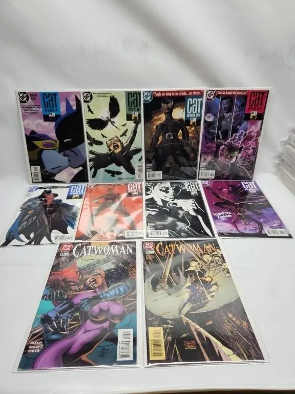 DC Catwoman Comic Book Lot of 10