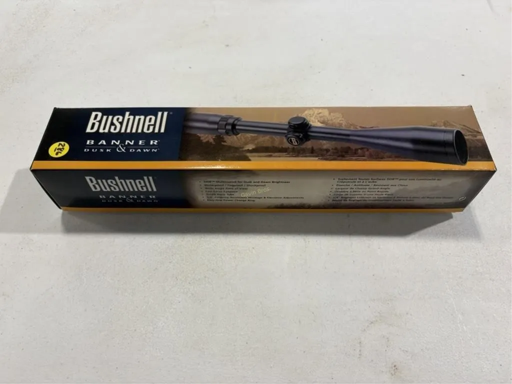 Bushnell Banner 4-12X40mm scope-new