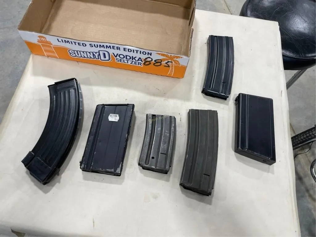 Box of magazines