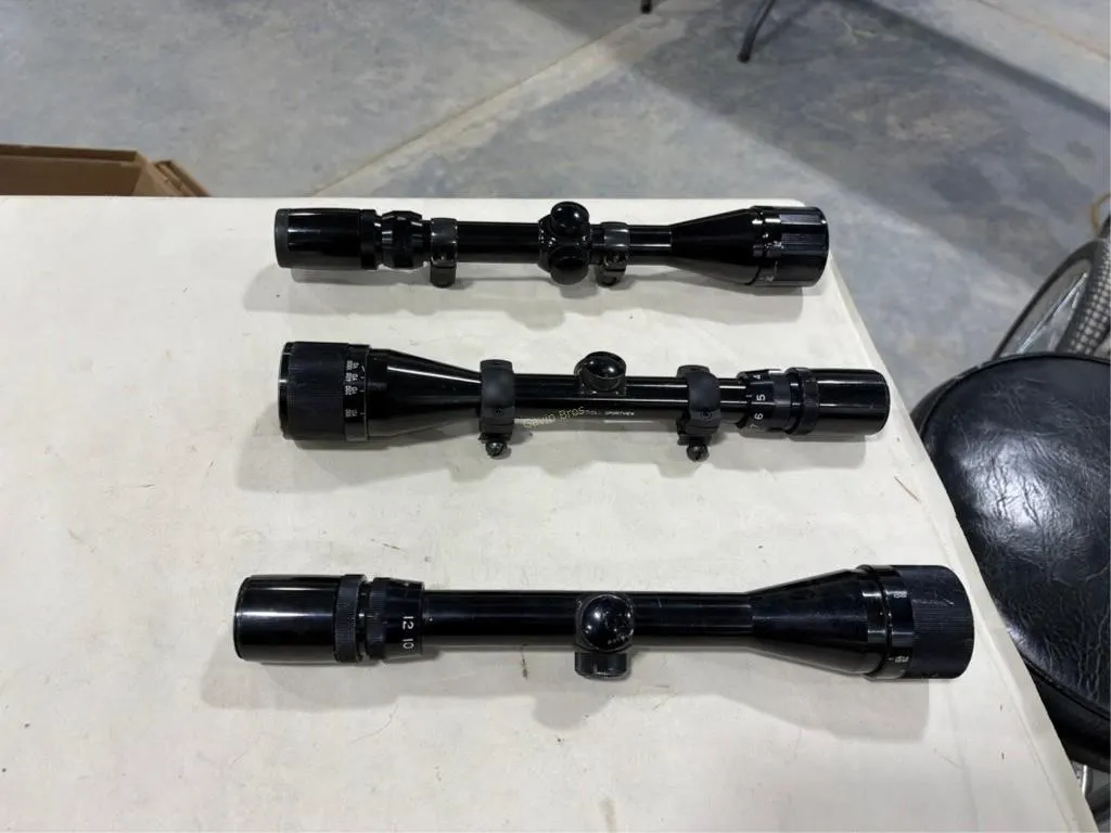 3-scopes Bushnell Banner 4X-12X;