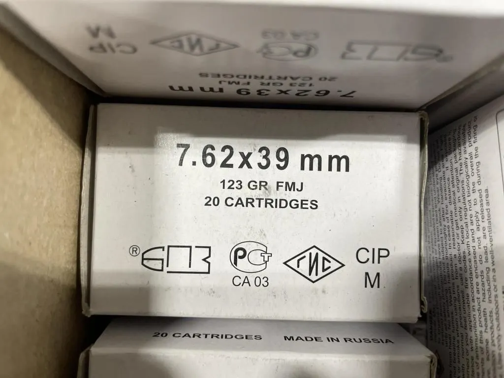 440-Rds 7.62X39mm 123 Grain
