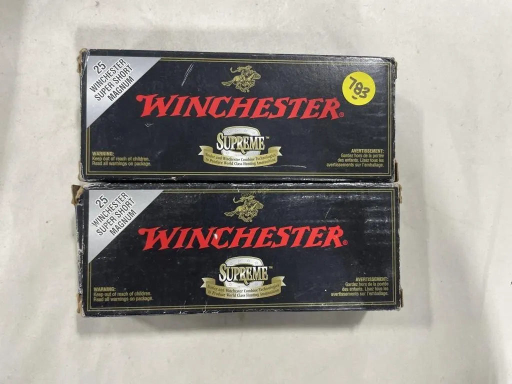 40-Rds Winchester 25 WSSM 85 Grain