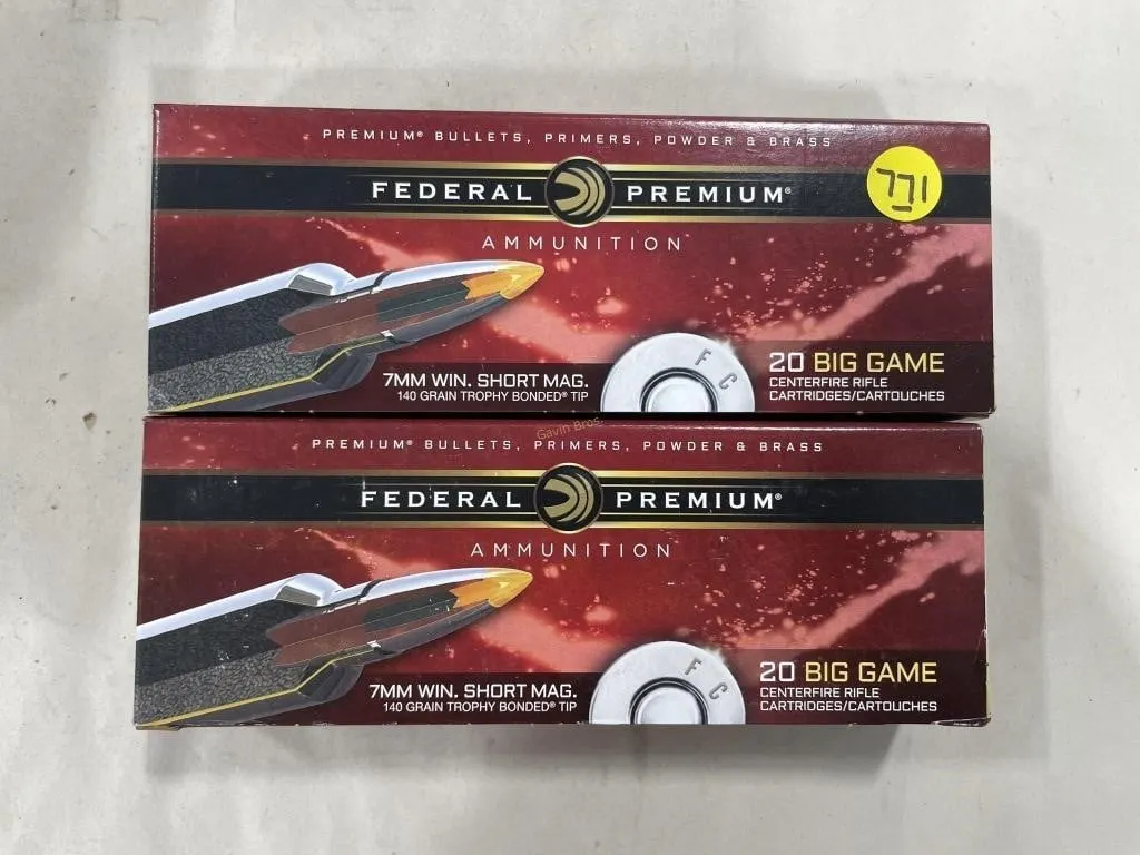40-Rds Federal 7mm WSM 140 Grain