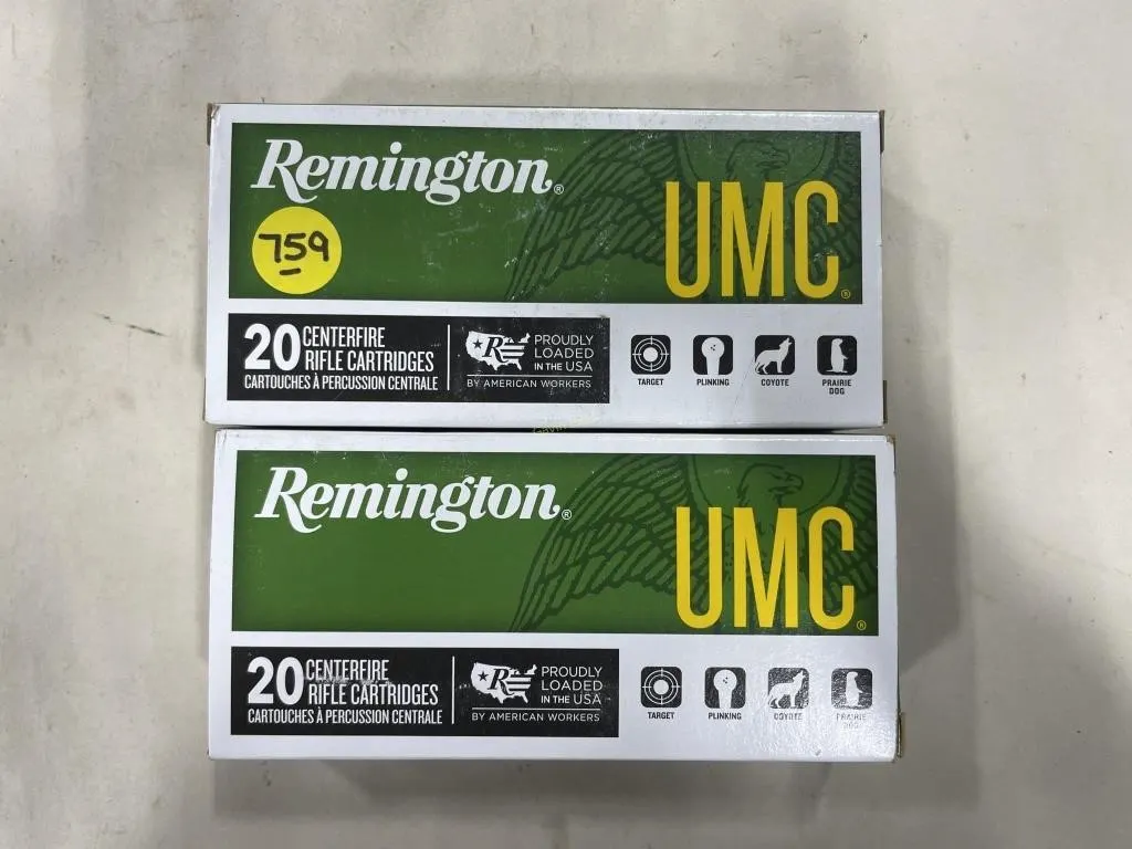 40-Rds Remington 22-250 REM 50 Grain