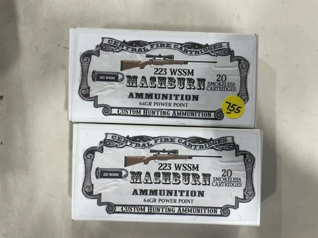 40-Rds Washburn 223 WSSM 64 Grain