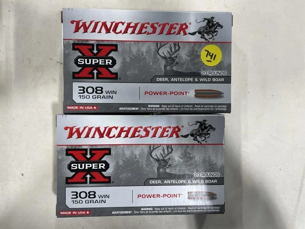 40-Rds Winchester 308 WIN 150 Grain