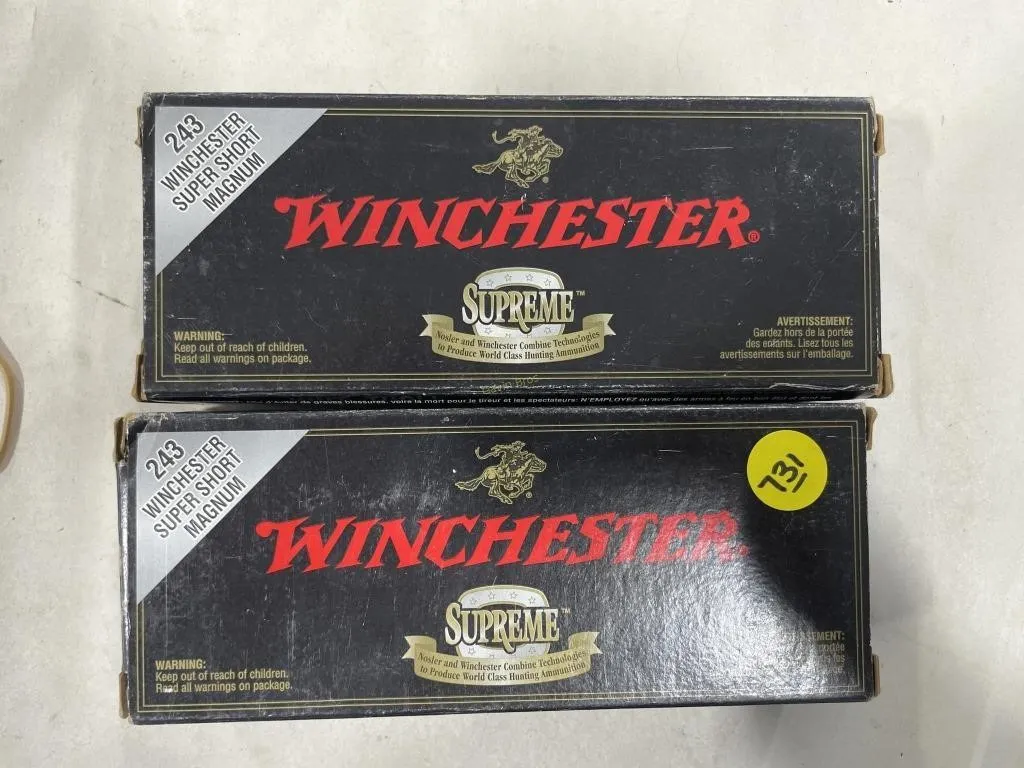 40-Rds Winchester 243 WSSM 95 Grain