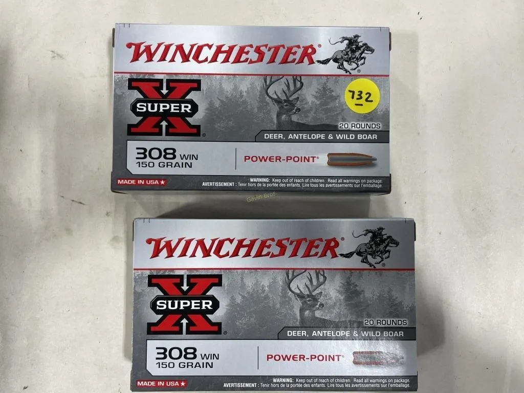 40-Rds Winchester 308 WIN 150 Grain