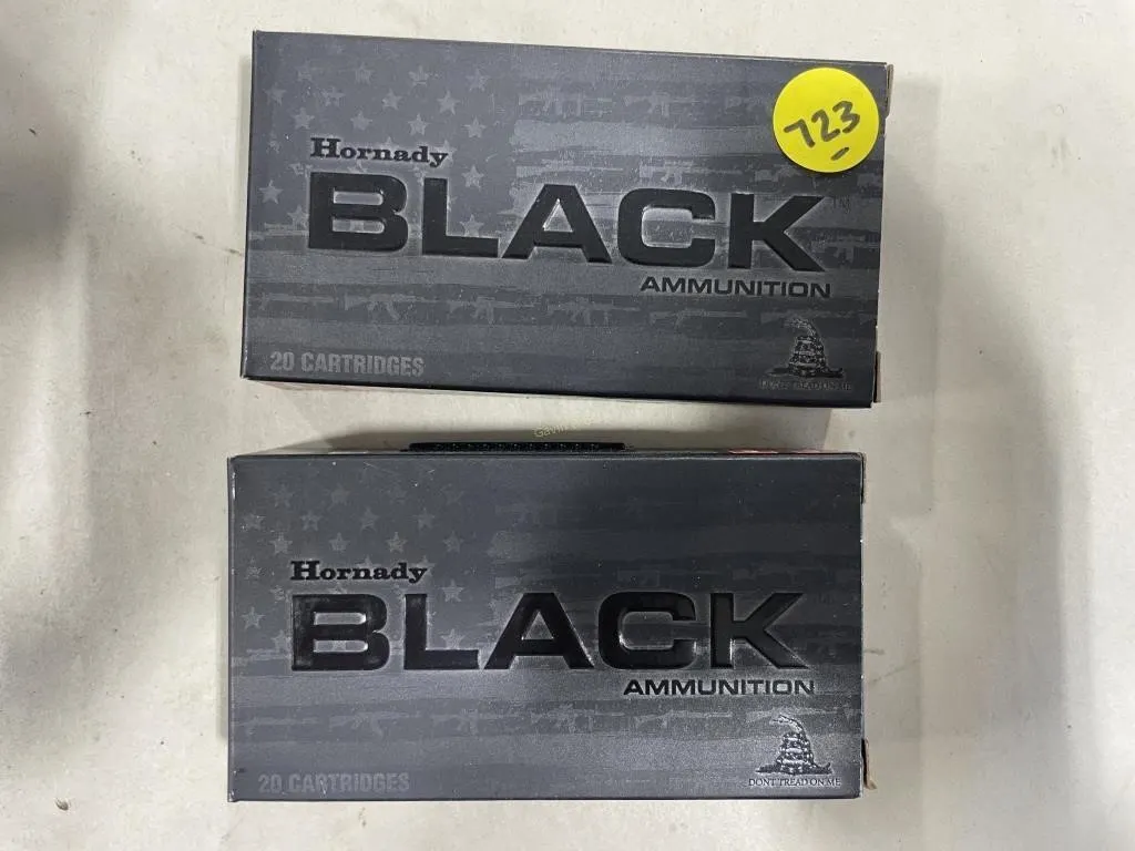40 Rds Hornady Black 5.45X39 60 Grain