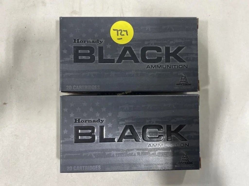 40-Rds Hornady Black 5.45X39 - 60 Grain