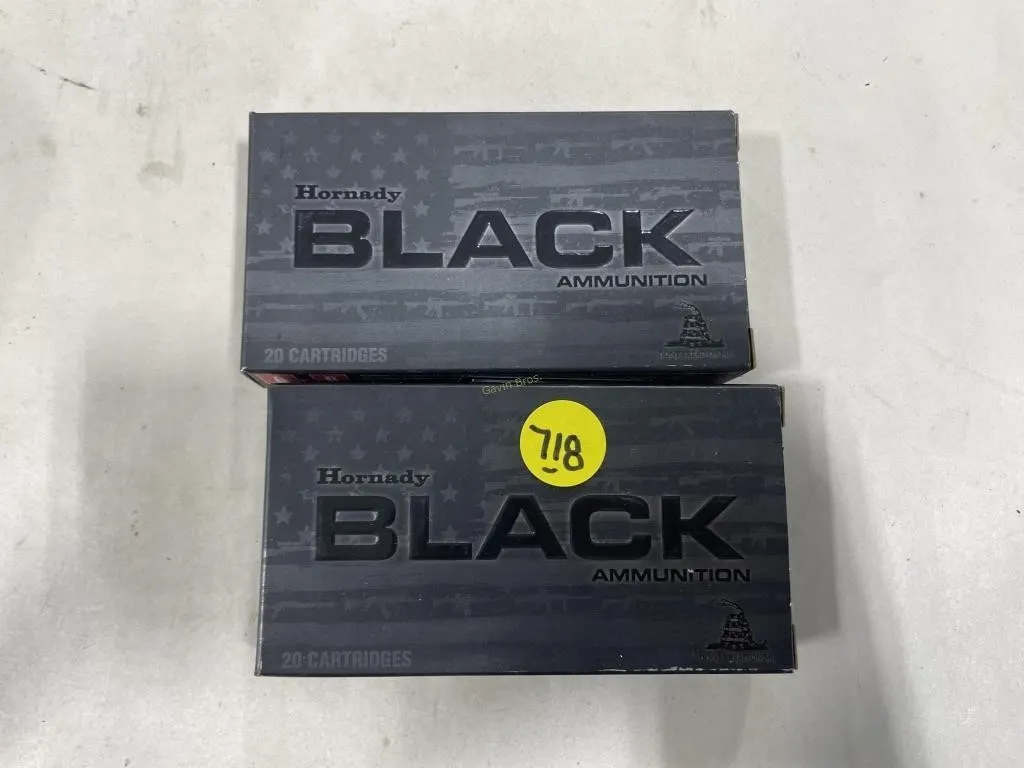 40-Rds Hornady Black 5.45X39 - 60 Grain