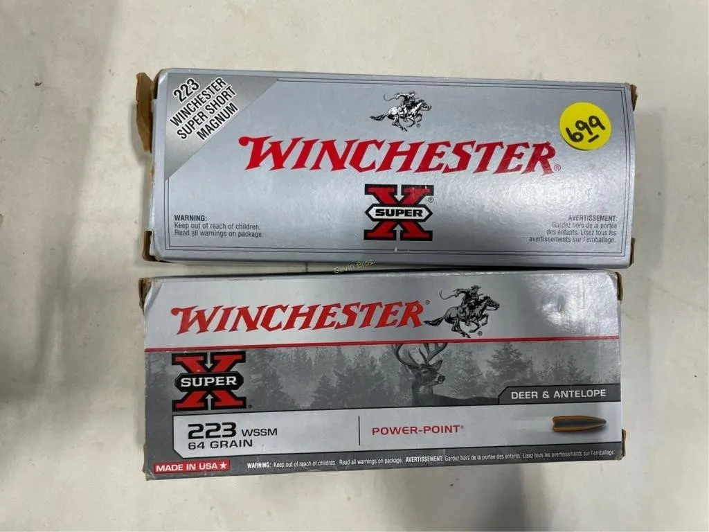 40-Rds Winchester 223 WSSM 64 Grain