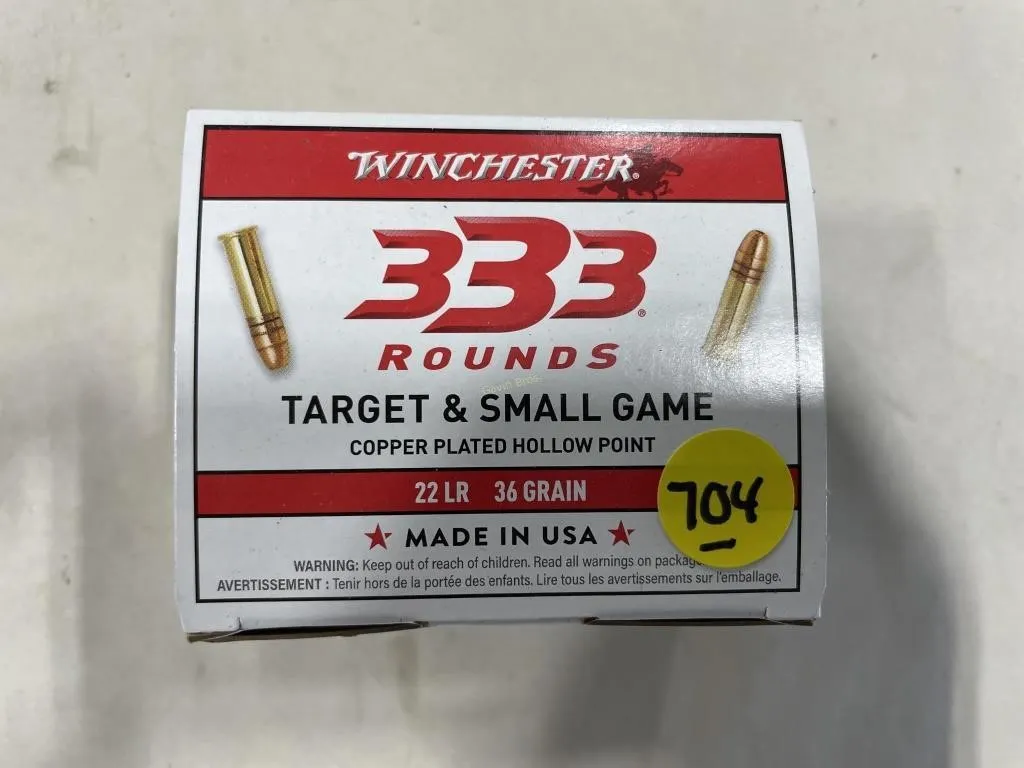 333 Rds Winchester 22 LR 36 Grain