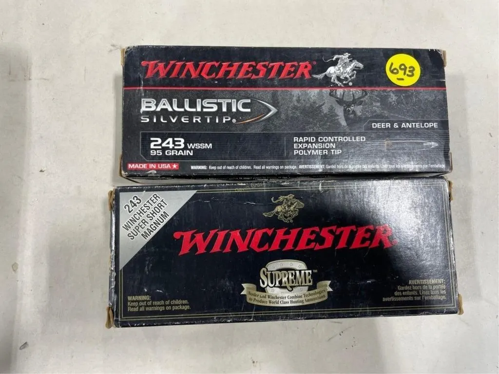 40-Rds Winchester 243 WSSM 95 Grain