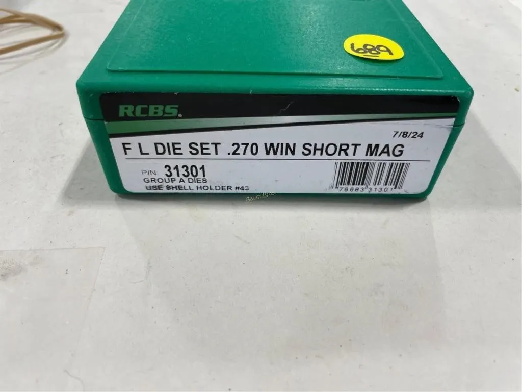 RCBS FL Die Set 270 WSM