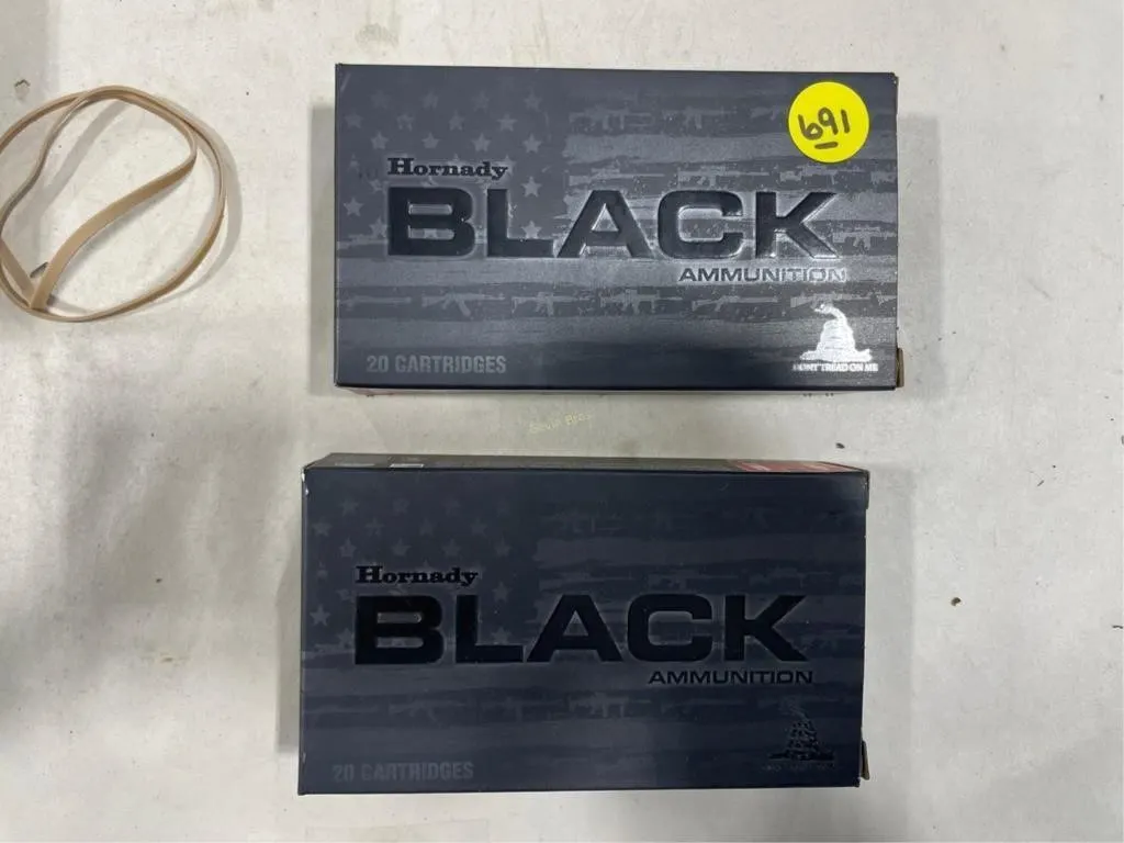 40-Rds Hornady Black 6.5 Grendel 123 Grain